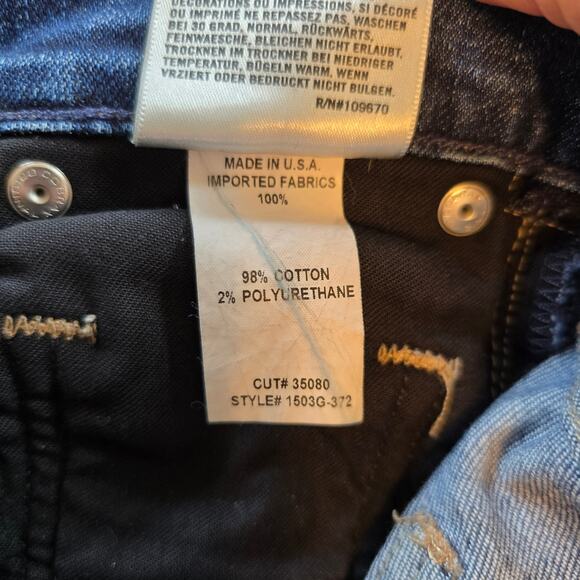 Citizens of Humanity Emmerson Slim Boyfriend Jeans Women's 24  Festival Grunge - Picture 7 of 10